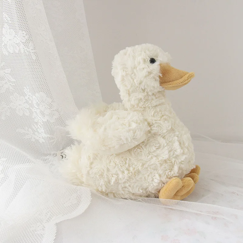 20cm Creative Kids Gift Baby Small Animal White Duck Soft Doll Baby Soothing Sleeping Plush Toy