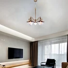 Living Room Lights Copper Color Lamp Light 2021 Vintage Chandelier Living Room Lighting Luxury