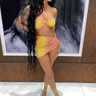 Girls Clothing Summer 2021 Halter Sexy Print Dress Ladies Girls Party Dresses Women Clothing