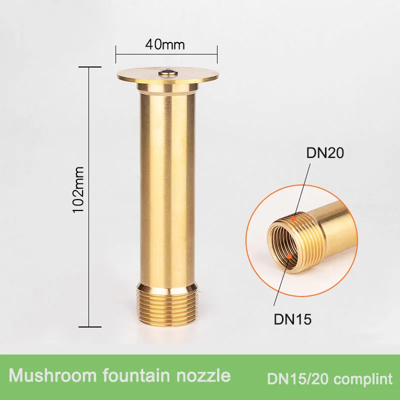Wholesale Modern Stainless Steel Water Fountain Nozzle High Quality Brass Garden and Mushroom Fountain Fast Delivery supplier