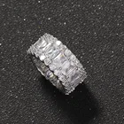 Ring Cz Rings Hip-hop Men's Ring Square Zirconium Couple's Ring Micro Inset CZ Butterfly Couple Gift