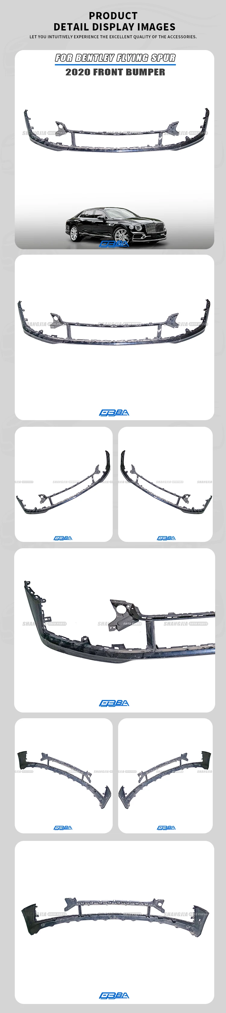 Excellent Quality Car Accessories ABS Plastic Front Car Bumper For Bentley Flying Spur 2020 3SE807093B supplier