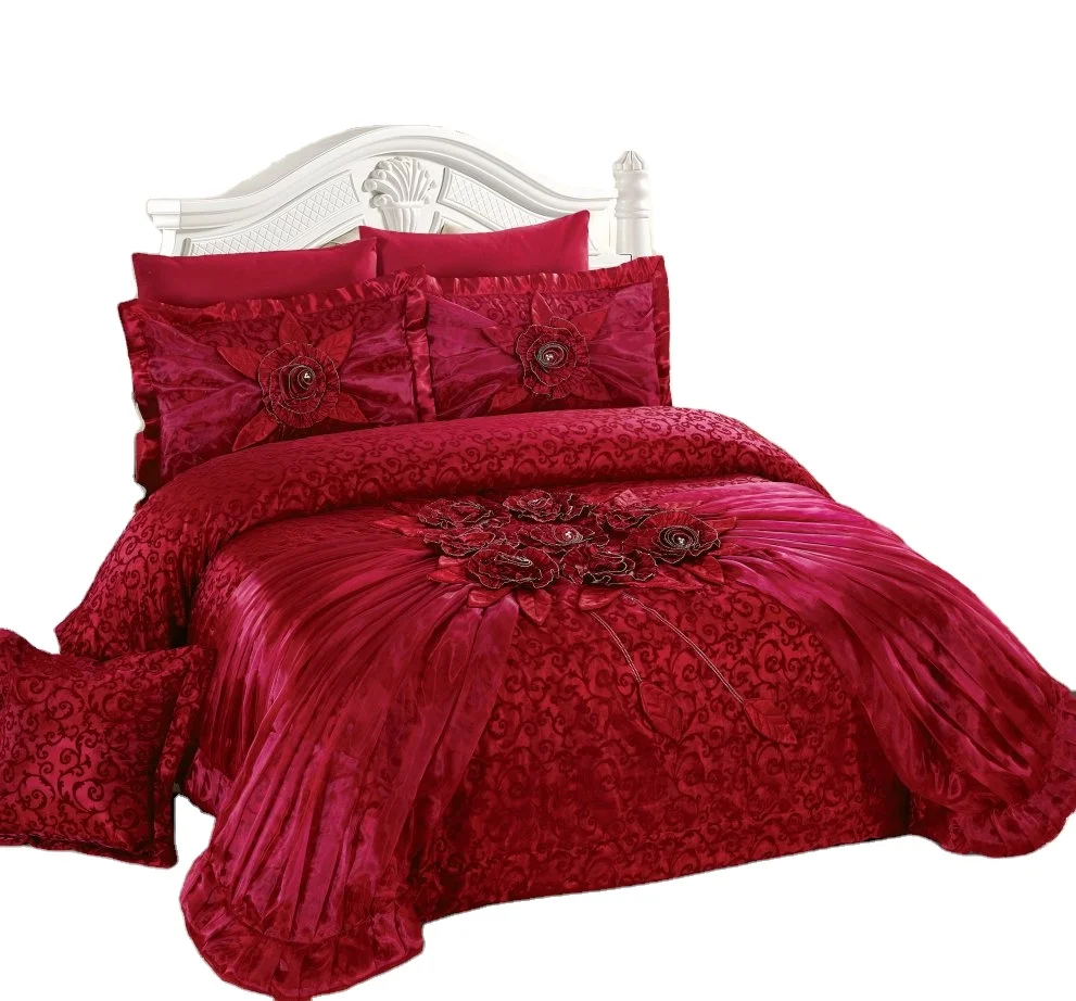 wedding bed cover set