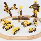 Train Wooden Train Toy Set Children's Educational Leisure Toys