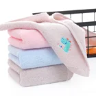 Kids Towels Cotton Bath Towels Quick-dry 100% Cotton Face Lovely Children Baby Kids Bath Towels Organic