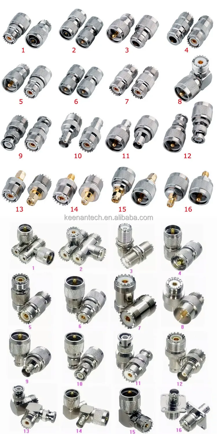 N Female to SMA Female Straight Wi-Fi Adapter Connector for Router Antenna
