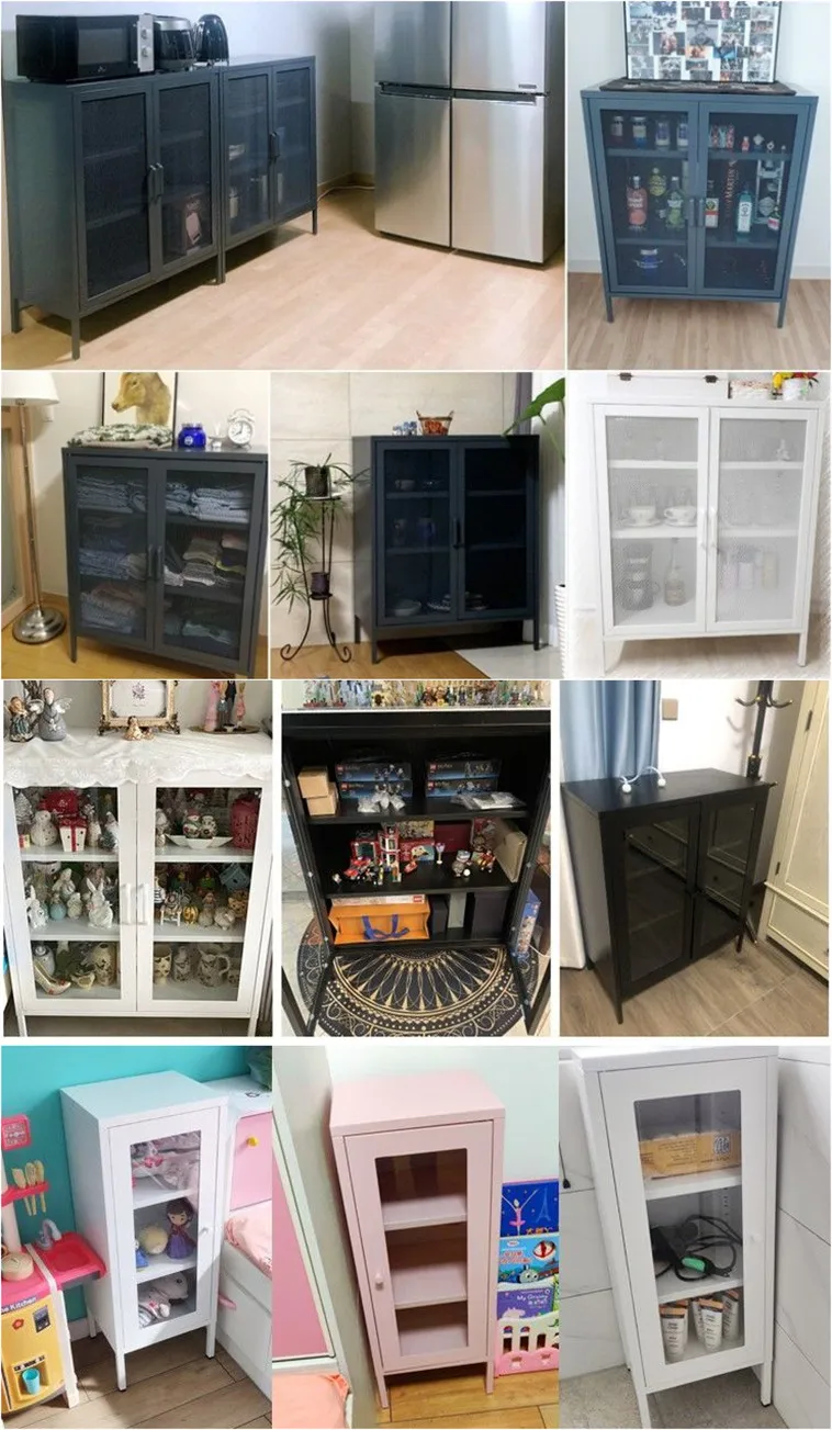 Haupt-Glastür-Stahlspeicher-Kabinett der Reihen-2 mit Füßen 2