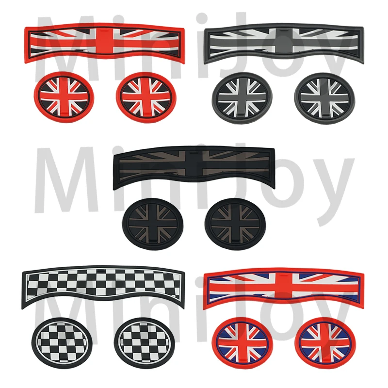 Union Jack Car Cup Pad Groove Coaster Auto Nonslip Mat Pad For Mini
