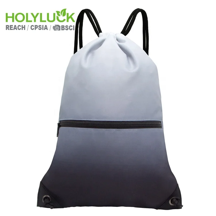 HOLYLUCK Drawstring Backpack Bag Sport Gym Sackpack 