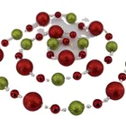 Christmas Birthday Parties Decoration Birthday Party Supplies Handmade Plastic Bead Garland Christmas Decoration