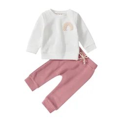 2022 baby kids pajamas sets cotton boys sleepwear suit autumn girls toddler long sleeve shirts+pants 2pcs infant clothing