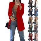Coats OEM Custom Fashion 5XL Plus Size Red Formal Blazers And Coats For Women
