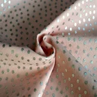 Stretch Stretch Fabric New Fashion Super Soft 136cm Woven Stretch Pink Glitter Fabric Foil Print Bengaline Fabric