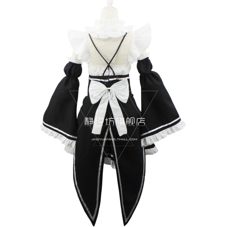 Rem Maid Dress Outfits Party Carnival Halloween Cosplay Costume