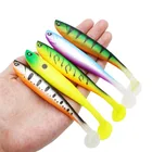 Fishing Am Fishing Lures Rainbow Fish Lua Bait PVC T-tail Soft Fish 13cm / 10g Fishing Soft Lure