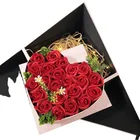 Flower Gift Customized Printed Logo Beautiful Design Folding Wholesale Flower Box Gift Fancy Storage Rose Flower Boxes