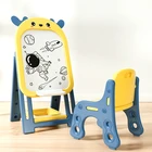 Board Dust-free Safe Brain Development Hands-on 2 In 1 Magnetic Kids Drawing Board