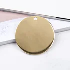 Heart Tag Polished Blank Heart Round Shape Dog Tag With Key Ring Accessories