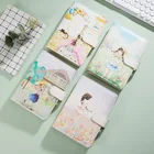 A5 Hardcover Pu Leather Grid Bullets Daily Journals Notebook