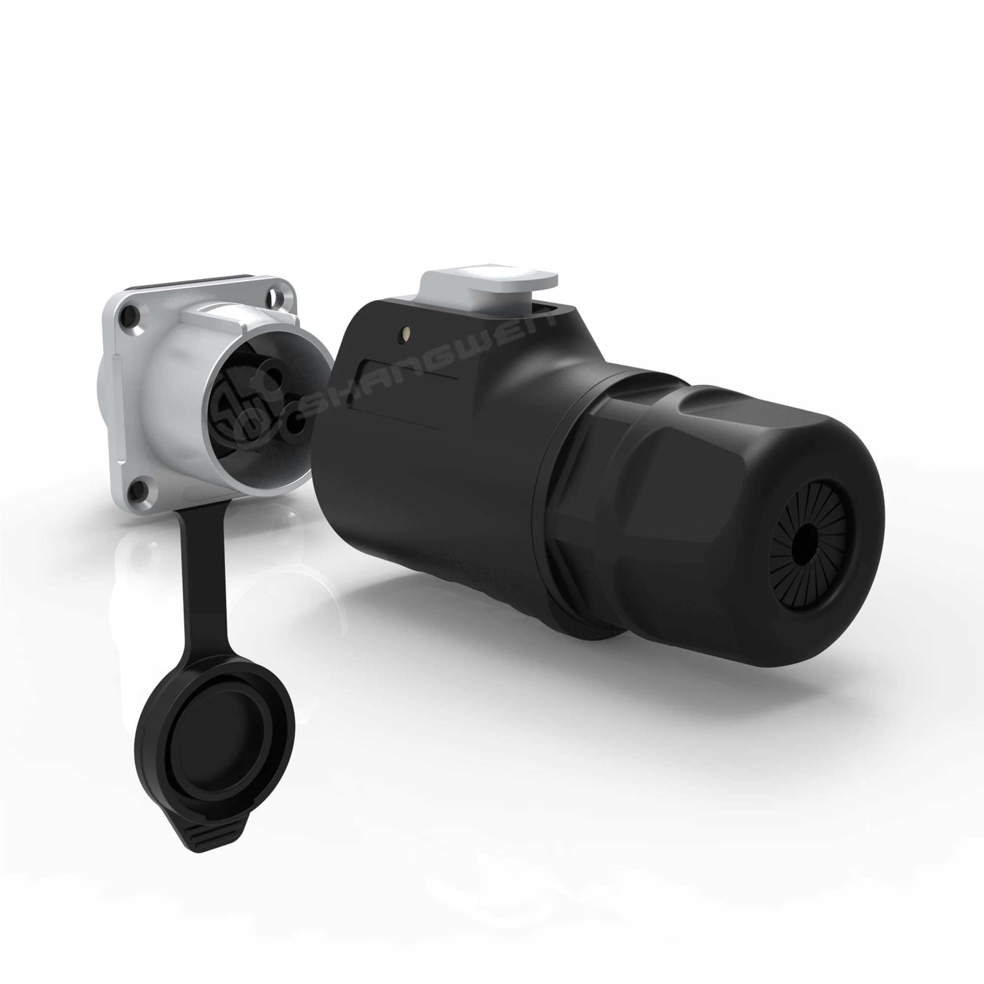 Outdoor Metal Material Card Buckle Type 3 Core Male Powercon Led Display Power Connectors