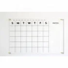 Calendar Wall Calendar Dry Erase Wall Mounted Acrylic Weekly Monthly Planner Calendar Board For Home Office School