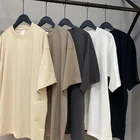 Ready To Ship High Quality Customized Heavy Cotton Drop Shoulder Oversize T Shirt