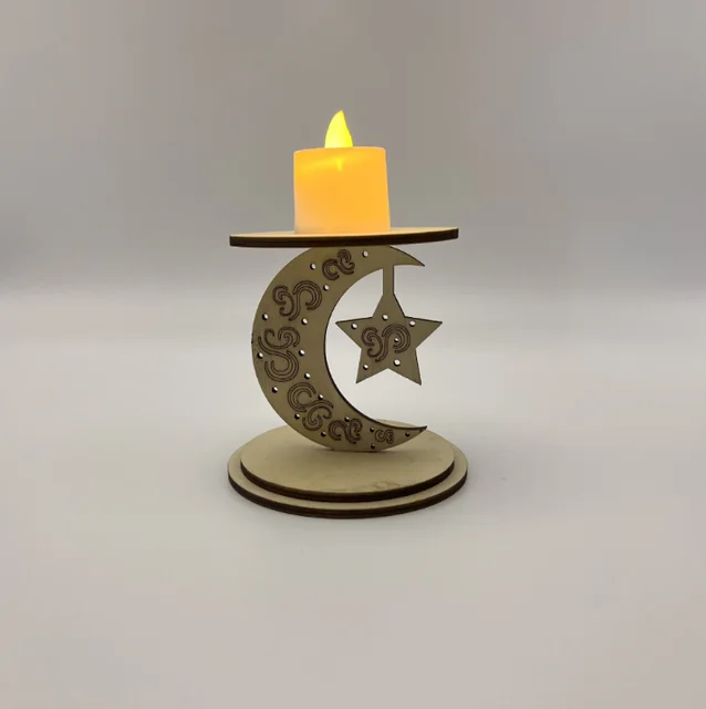 Ramadan Decorations for Home, Ramadan Lights Eid Decorations Lamp for Bedroom, Enchanted Lunar Lamp Night Crescent Moon gifts