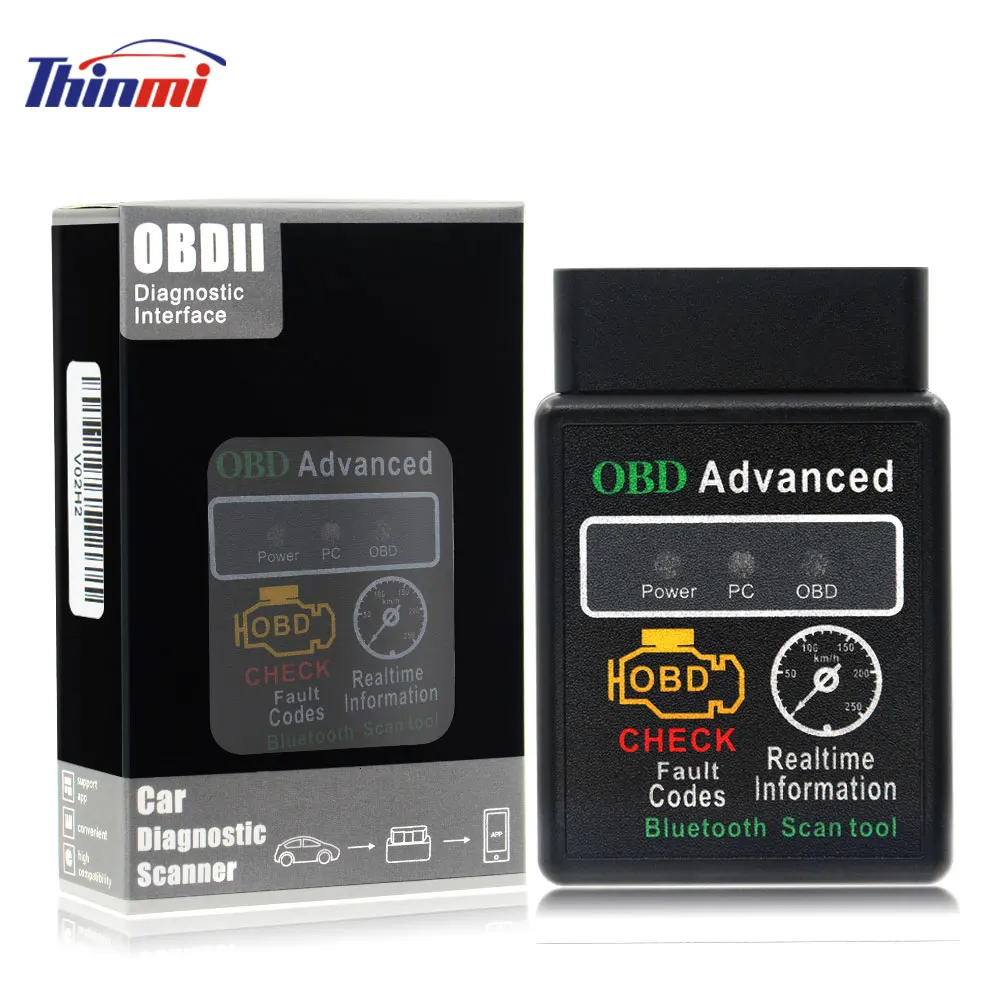 OBD 2 OBDII ELM327 V1.5 HH Car Auto Bluetooth Diagnostic Tool Interface Scanner 