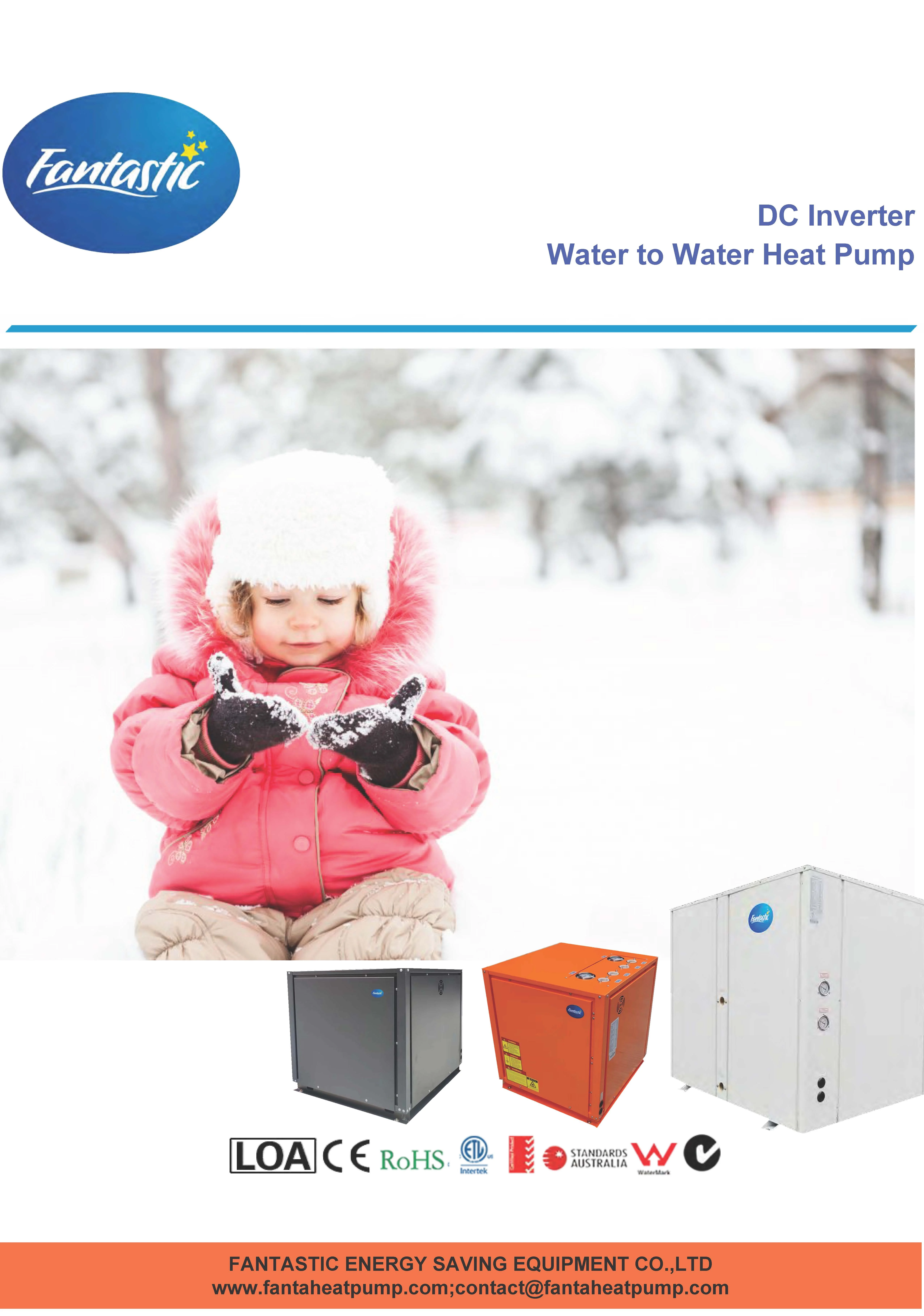Source Geothermal Heat Pump, Inverter, 14kw, Electric - detail 2