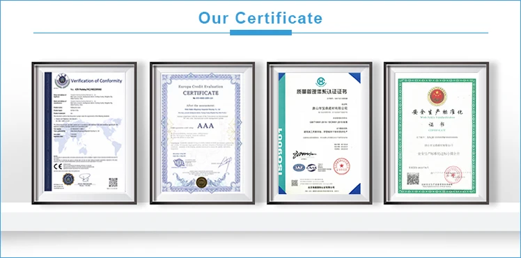 Baoding Certificate