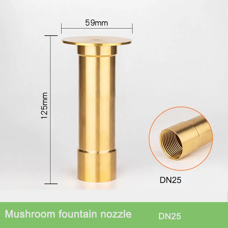 Wholesale Modern Stainless Steel Water Fountain Nozzle High Quality Brass Garden and Mushroom Fountain Fast Delivery supplier