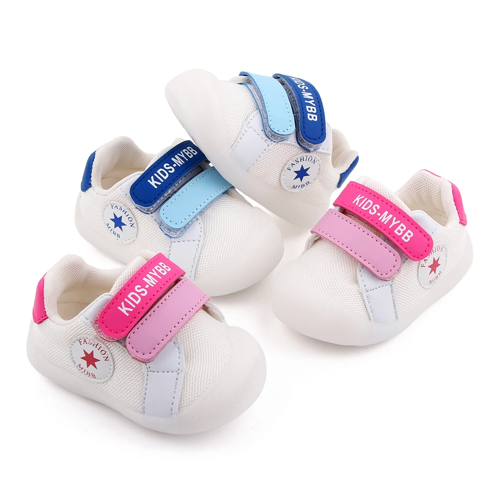 Spring Autumn Toddler Infant Baby Girl Boy Soft Sole Breathable Sneakers Crib Shoes Sneaker Prewalker Learning Walking Shoes supplier