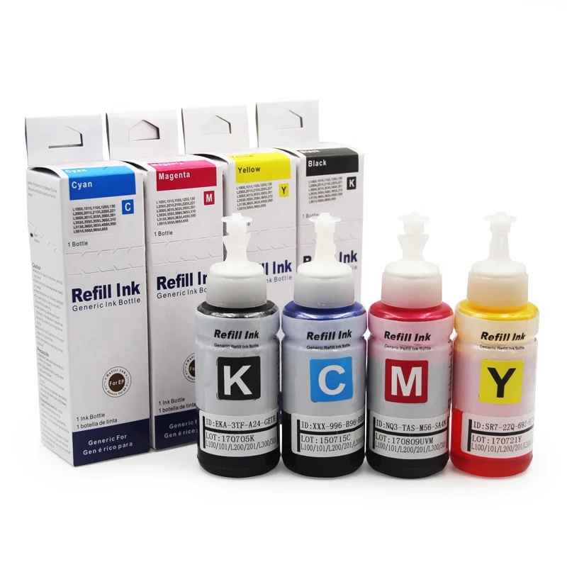 Ocbestjet Water Besed Dye Ink Cheap Ink For Epson L312 Dye Ink For L300 L120 L100 L101 L110 L200 L201 L210 L220 L350 L355