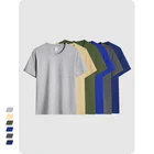 Tshirt Wholesale 200 Grams 100% Cotton Basics O-neck Tshirt Custom Made Blank Mens Tshirt