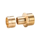 Straight Union Straight Fitting HELERO HT 200-1606 Straight Male Union Brass Sliding Fittings 16-32mm