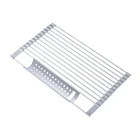 Dish Rack Draining Drying Rack Dishes Hot Sale Roll-up Dish Drying Drain Rack Draining Bowl Shelf For Vegetables
