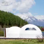 Tent 5 6m Outdoor White Waterproof PVC Geodesic Eco Living Hotel Dome House Tent Made By Shelter Dome