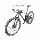 TRIFOX 2021 New Bicycle Frame 165mm Rear Shock Carbon Full Suspension Bike Frame
