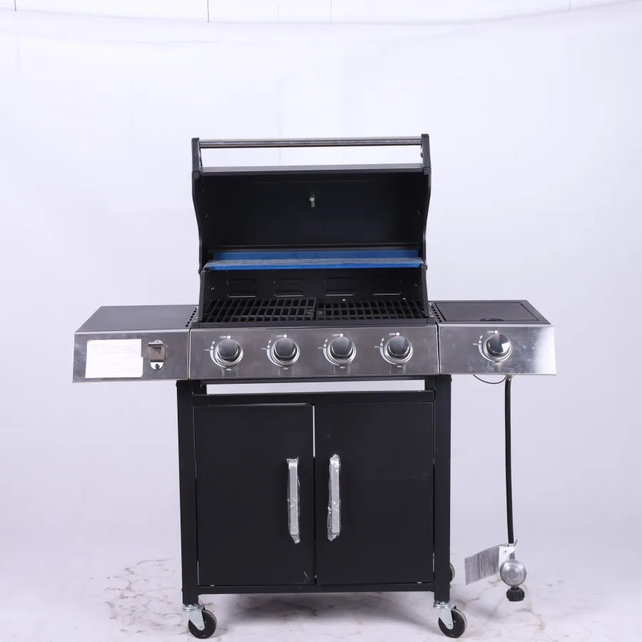 5 Burner Outdoor BBQ Propane Gas Grill Stainless Steel Gas Grills Barbecue for Patio Garden factory