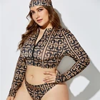 Beachwear Hot Selling Wholesale Big Size Summer Bathing Beachwear Swimwear Zipper Bikini For Women