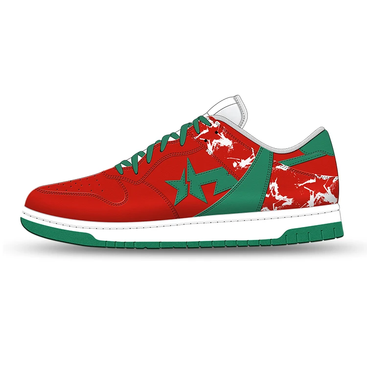 2024 Verifile Top Supplier Brand Christmas Low Cut Unisex Big Size SB Oem Sneaker Custom Logo Basketball Skateboard Sport Shoes