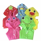 Thickened Kid's Raincoat Poncho Cartoon Baby Raincoat Rain Gear Kindergarten Student Raincoat Wholesale