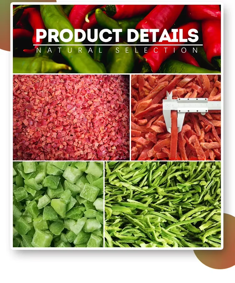 product frozen green bell pepper iqf diced sliced frozen pepper green strips bulk iqf frozen pepper bulk pack wholesale for export-2