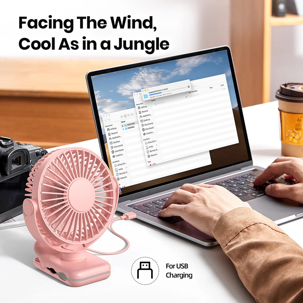 Usb Desk Clip-on Fan, K62B, 1.2M, Portable - detail 18