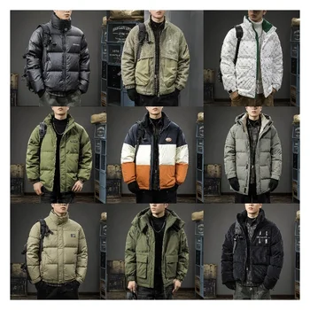 Factory direct selling winter fashion men's down jacket wholesale