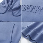 Hoodie China Manufacturer Custom Logo 3D Embossed Pullover Hoodie Sweatshirt For Men