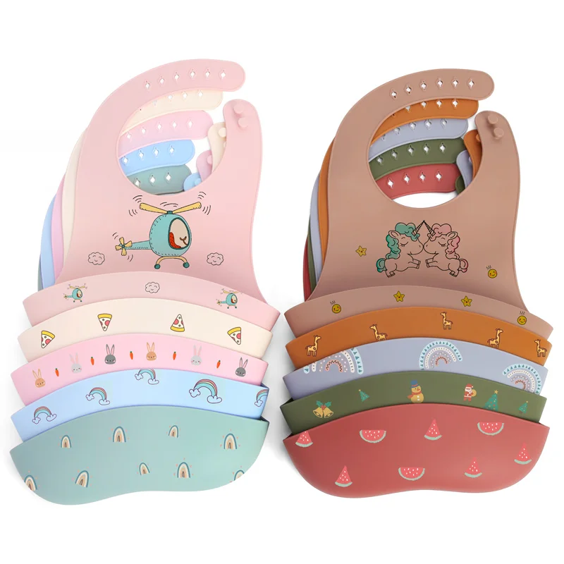 Trending Products New Arrivals Best Selling Products 2024 China Manufacturer Low Price Wholesale Waterproof Silicone Baby Bibs