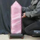 Gem Quartz Point High Quality Gem Wand Point Large Natural Brazilian Rose Quartz Quartz Crystal For Wholesale