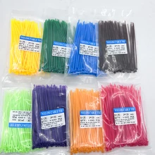 China supplier good quality self-locking black and white nylon66  plastic wire tie nylon cable tie zip ties