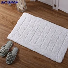 Cotton Bath Mat Cotton Cotton Bath Mat High Quality Machine Washable Soft Super Water Absorption Cotton Bath Mat